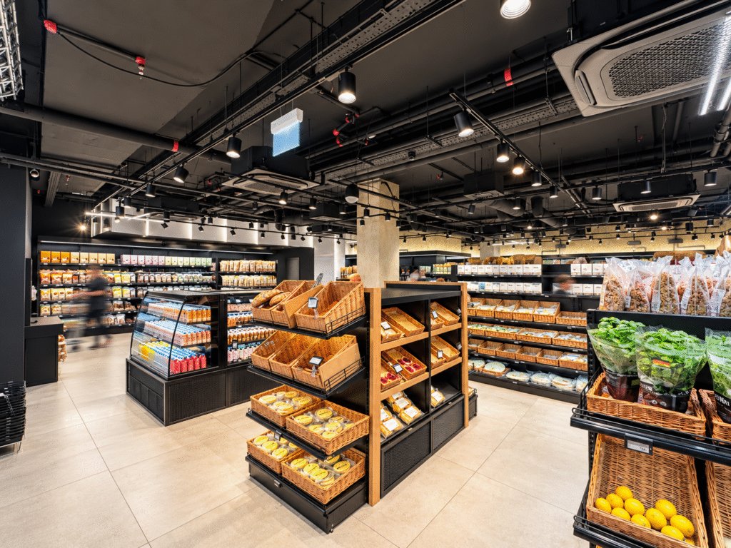 Prodejna Vilgain Health Store v OC Flora, Praha 3.