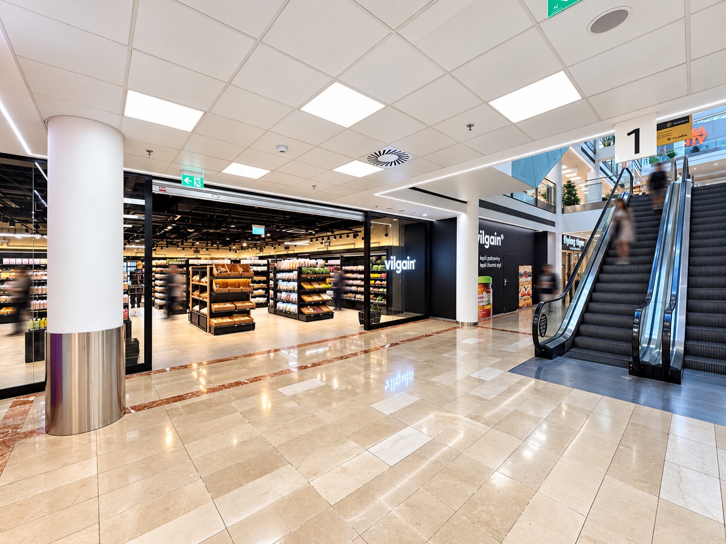 Vilgain Health Store at Flora shopping centre, Prague 3.