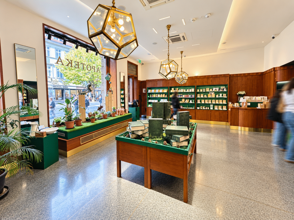 Havlíkova Apotéka store at Na Příkopě 850/8, Prague 1.